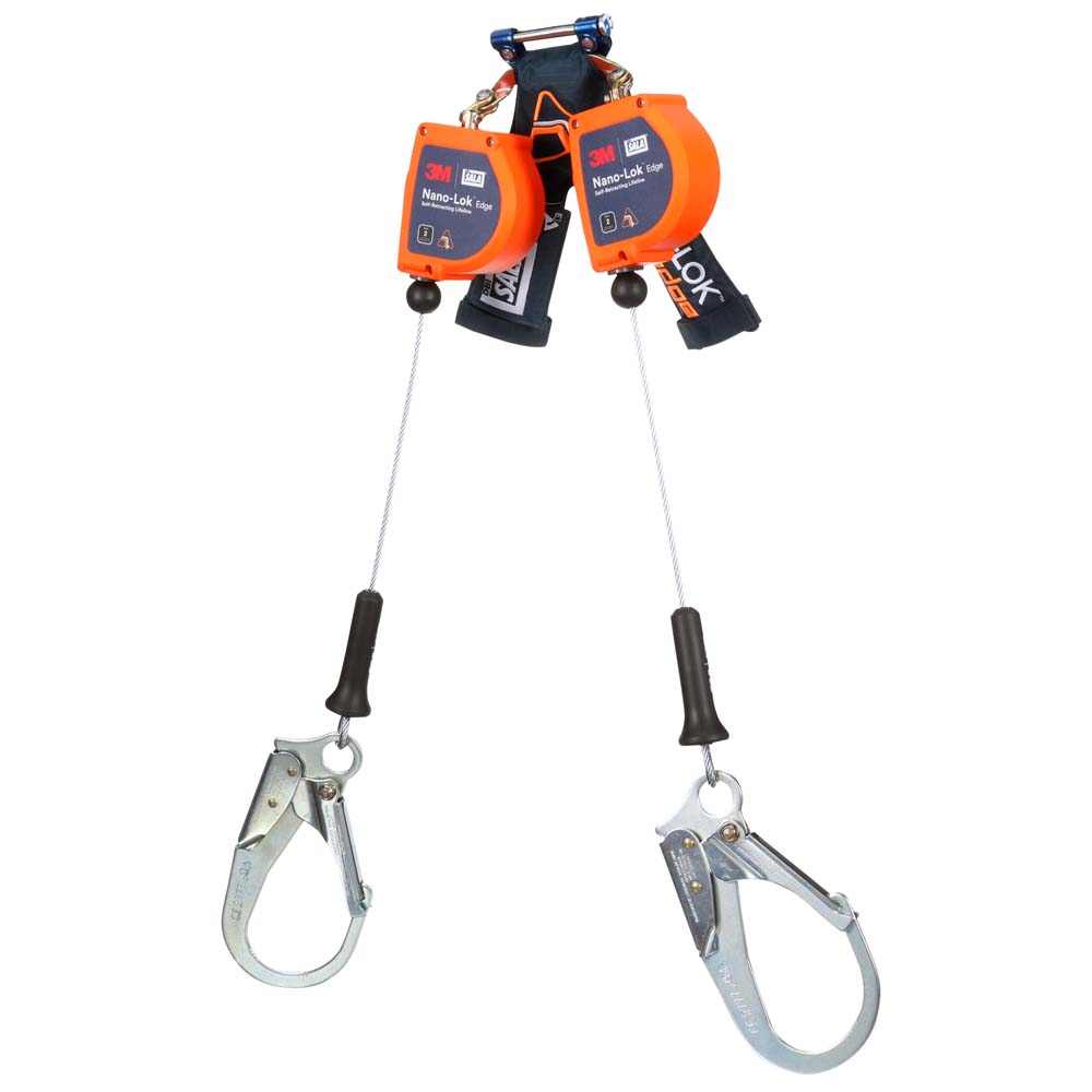 3M DBI-SALA Nano-Lok Twin-Leg Personal 7-Foot Self-Retracting Lifeline from GME Supply